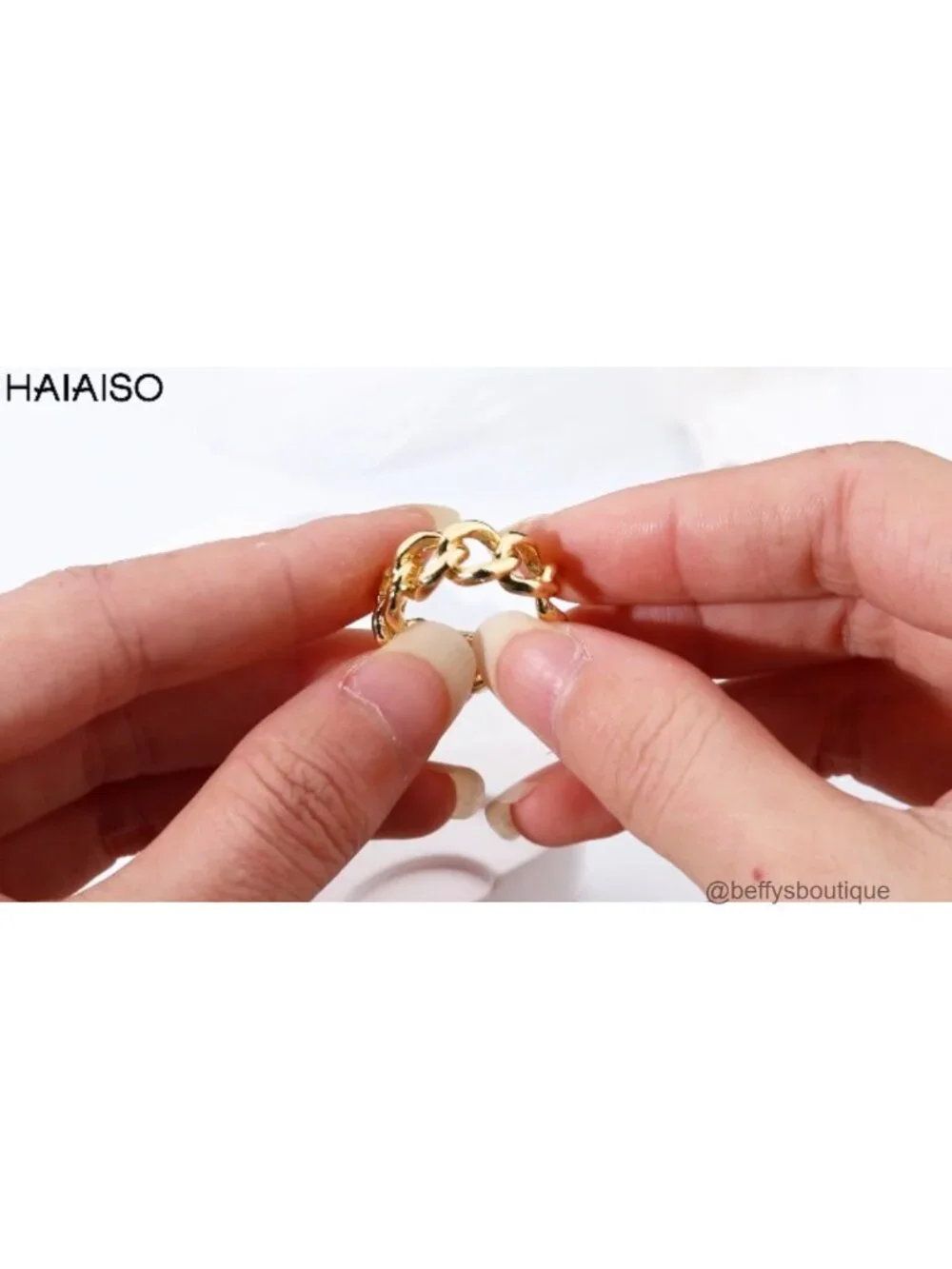 16 Pcs Chunky Rings Set 18K Gold Plated Adjustable Stackable Dome Ring Pack